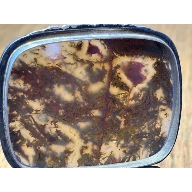 English Silver Table Snuff Box by Ridley & Hayes for Nathan, 1904 For Sale - Image 5 of 9