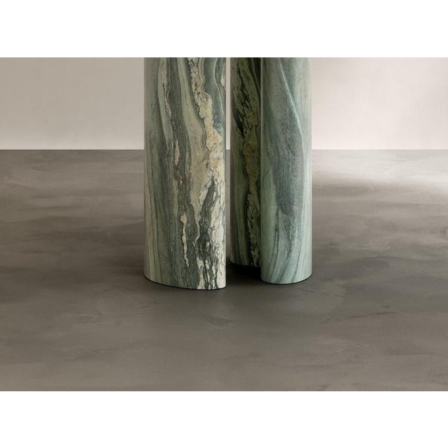 Contemporary Roman Dining Table III in Cippolino Marble by Paloma Editions For Sale - Image 3 of 7