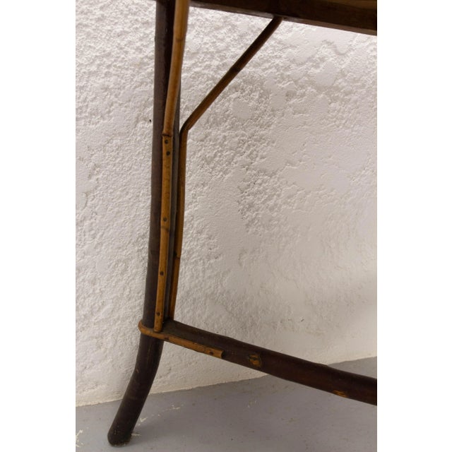 French Console or Side Table in Hazel Wood, 1920s For Sale - Image 9 of 11
