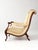 Wood Vintage French Provincial Upholstered Lounge Chair For Sale - Image 7 of 18