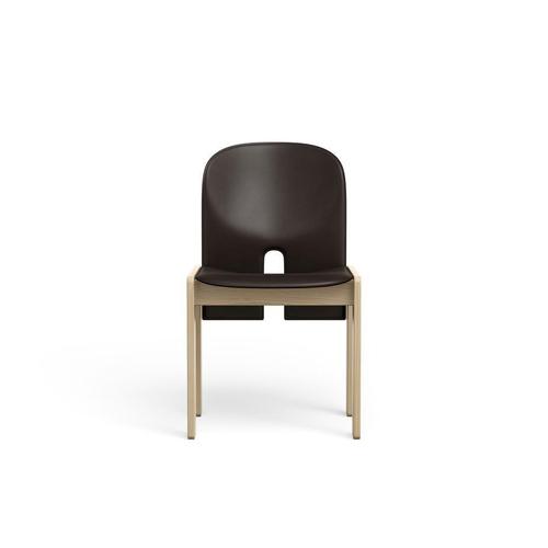 Scarpa 121 Chair in Wood and Leather by Afra & Tobia Scarpa For Sale - Image 14 of 15