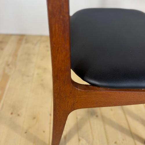 Vintage Teak Chairs from Funder-Schmidt & Madsen, 1960s, Set of 4 For Sale - Image 4 of 8