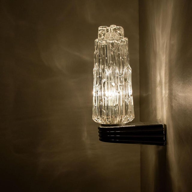 Vintage Chrome and Clear Glass Sconce, 1960 For Sale - Image 16 of 18