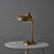 Lariolux 1940s Giovanni Michelucci Patinated Brass Ministerial Desk Lamp for Lariolux For Sale - Image 4 of 17