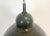Industrial Industrial Grey Pendant Lamp with Clear Glass Cover, 1970s For Sale - Image 3 of 16