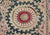 Ivory Antique Uzbekistan Suzani Textile With Medallion and Floral Vine Embroidery For Sale - Image 8 of 17