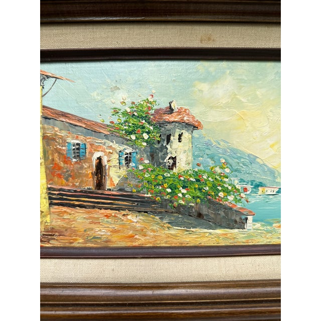 Mid 20th Century Original Seaside Landscape Oil Painting Reynolds Framed For Sale - Image 4 of 11