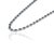 Estate Blue Sapphire Diamond Art Deco Tennis Necklace in 18k White Gold For Sale - Image 4 of 16