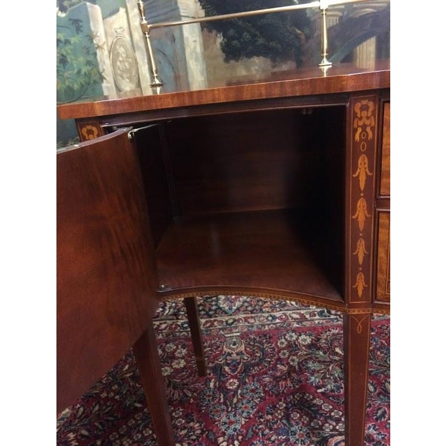 Councill Craftsmen Sideboard With Brass Gallery, Federal Style For Sale - Image 10 of 18
