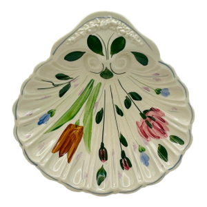 Vintage Blue Ridge China Seashell Bowl