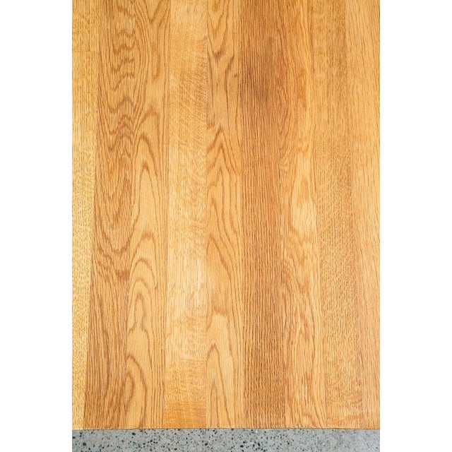 1960s Mid Century Danish Modern Side Coffee Table End Square Solid White Oak Wood MCM For Sale In Sacramento - Image 6 of 12