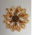 Italian Amber Petal Chandelier, 1995 For Sale - Image 11 of 14