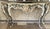 Stone 19th Century Rococo Style Italian Console Table Marble Top For Sale - Image 7 of 18
