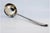 Metal Silver Soup Ladle with Raised Grooves For Sale - Image 7 of 8