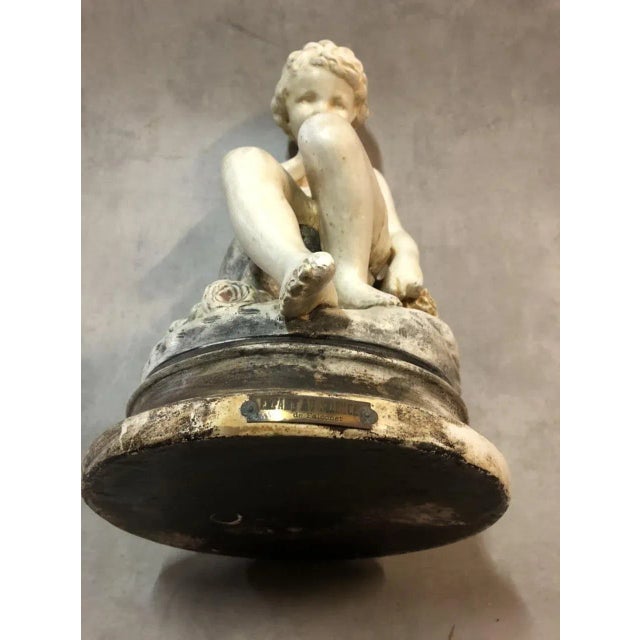 Antique Plaster Silent Child of Falconnet Sculpture For Sale - Image 9 of 15