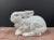 Vintage Large Ceramic White Rabbit For Sale - Image 4 of 12