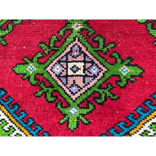 Vintage Tunisian Kairouan Rug For Sale - Image 6 of 12