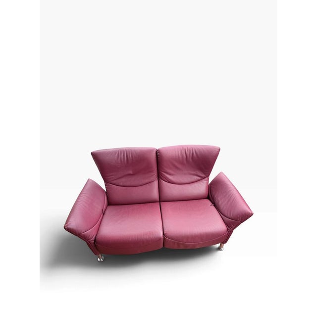 DS 145 2-Seater Sofa in Red Leather from de Sede, 1990s For Sale - Image 9 of 9