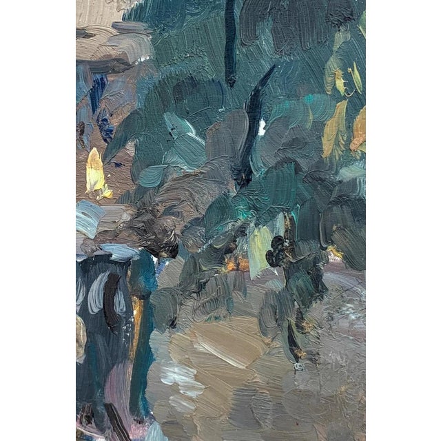 Socialist Realism Oil Painting, Ukrainian Artist Sokolovsky, 1960s 24-16 For Sale - Image 4 of 6
