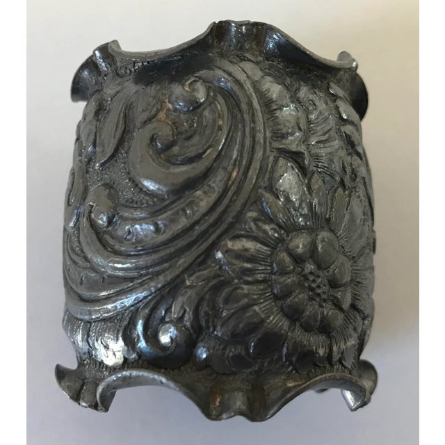 Silver Antique Silver Plate Napkin Ring For Sale - Image 8 of 9