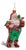 Glass Santa Lumberjack Ornaments (Set of 6) For Sale