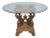 Ello Round Glass Top Pedestal Table For Sale