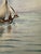 Traditional Early 20th Century Attributed to Frank Henry Mason British Marine Watercolor Sailing Boat at Sea For Sale - Image 3 of 7