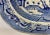 Antique Blue Willow Serving Platter Made in England - Circa 19th Century For Sale In Dallas - Image 6 of 13