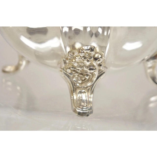 Silver Vintage Lancaster Rose by Poole 401a Epca Silver Plated Water Pitcher For Sale - Image 8 of 11