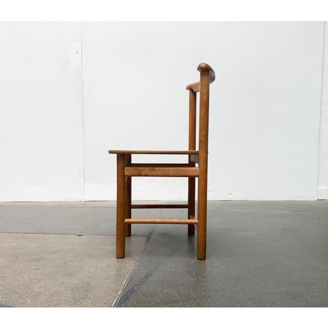 Set of Mid-Century Wooden Chair, 1960s, in Very Good conditions. Designed 1960 to 1969