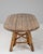 20th Century Belgian Brutalist Wooden Dining Table With Carved Base For Sale - Image 14 of 18