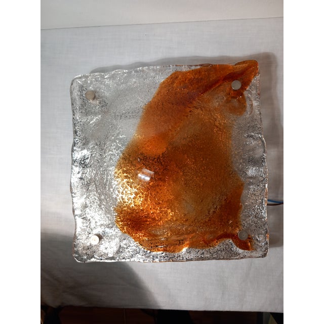 Murano Glass Wall Lamps from Mazzega, 1970s, Set of 2 For Sale - Image 16 of 18