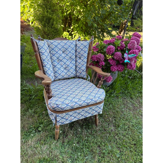 Vintage Solid Maple Slipper Rocker For Sale In Portland, OR - Image 6 of 12