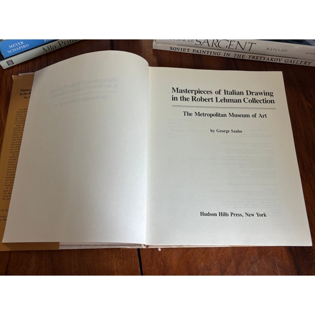 1980s 1983 First American Edition "Masterpieces of Italian Drawing" Linen Hardcover For Sale - Image 5 of 12