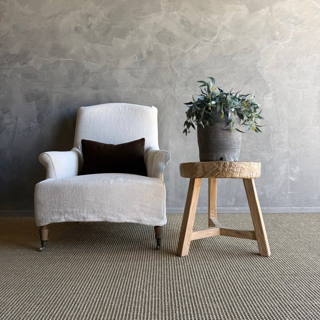 The Elm Wood Wheel Tables are solid, statement-making side tables crafted from natural elm. Each table is completely...