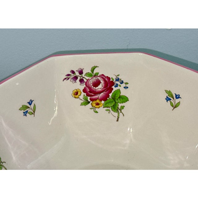 Large Spode Marlborough Sprays Bowl For Sale In New York - Image 6 of 8