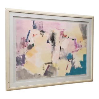 Jack Roberts (American, 20th C.) Large Scale Acrylic Abstract Painting For Sale