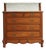 Antique French Washstand with Chest of Drawers, Mirror and Marble Top For Sale
