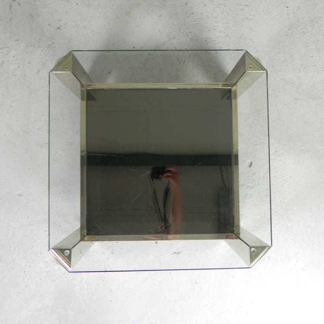 Coffee Table with 2 Glass Plates from Belgo Chrom / Dewulf Selection, 1970s For Sale - Image 3 of 18