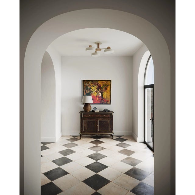 Red 1960s Abstract Expressionist Painting by Gladys Aller, American School, Framed For Sale - Image 8 of 12