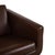 Pavo Leather Chrome Armchair Set in Brown with Manual Reclining Function from FSM, Set of 2 For Sale - Image 9 of 18