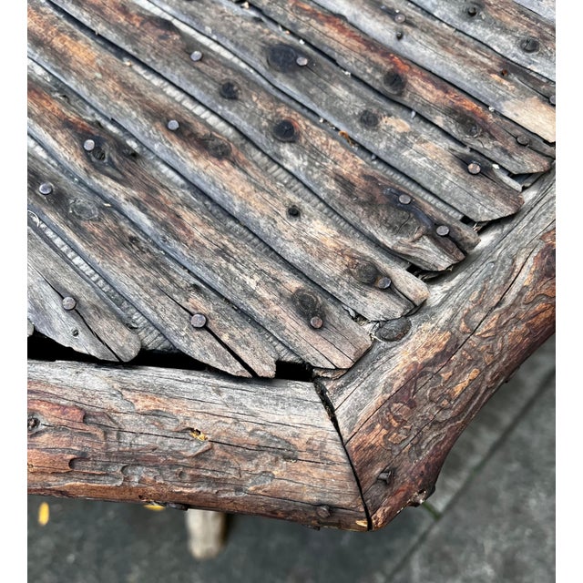 American Rustic Adirondack Twig Side Table For Sale In Philadelphia - Image 6 of 12