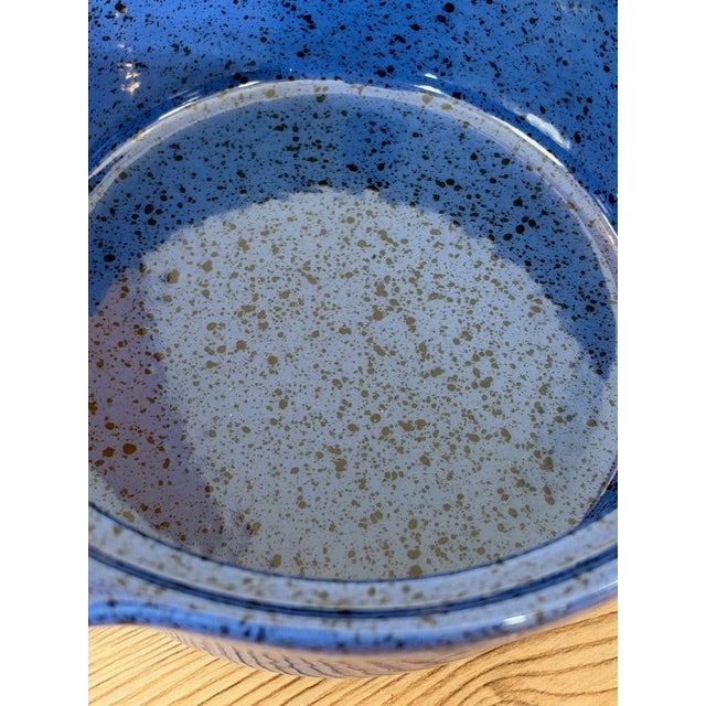 Cerutil Stoneware of Portugal Blue Casserole Dish For Sale - Image 4 of 11