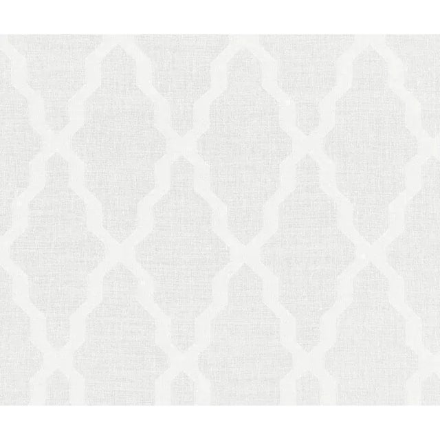 Sample - Schumacher Puccini Sheer Fabric in Ivory For Sale