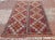 This beautiful, vintage, handwoven embroidered kilim is approximately 60 years old. It is handmade of very fine quality...