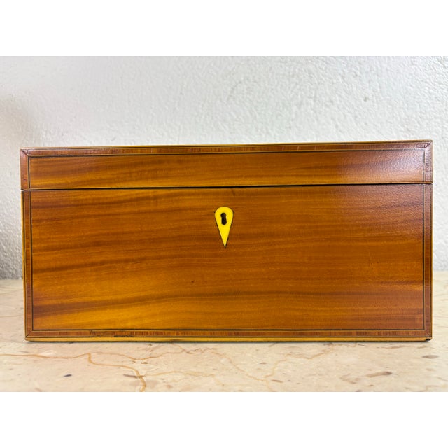 Antique Mid 19th Century American Tea Caddy For Sale - Image 10 of 11