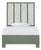 Liam Standard Bed Twin - Evergreen For Sale