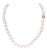 Akoya Pearl Necklace 14k Yellow Gold Certified For Sale