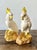 Vintage Glazed Ceramic Cockatoos - A Pair For Sale - Image 4 of 12