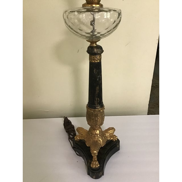 French Empire Neoclassical Table Lamp For Sale In Cleveland - Image 6 of 10
